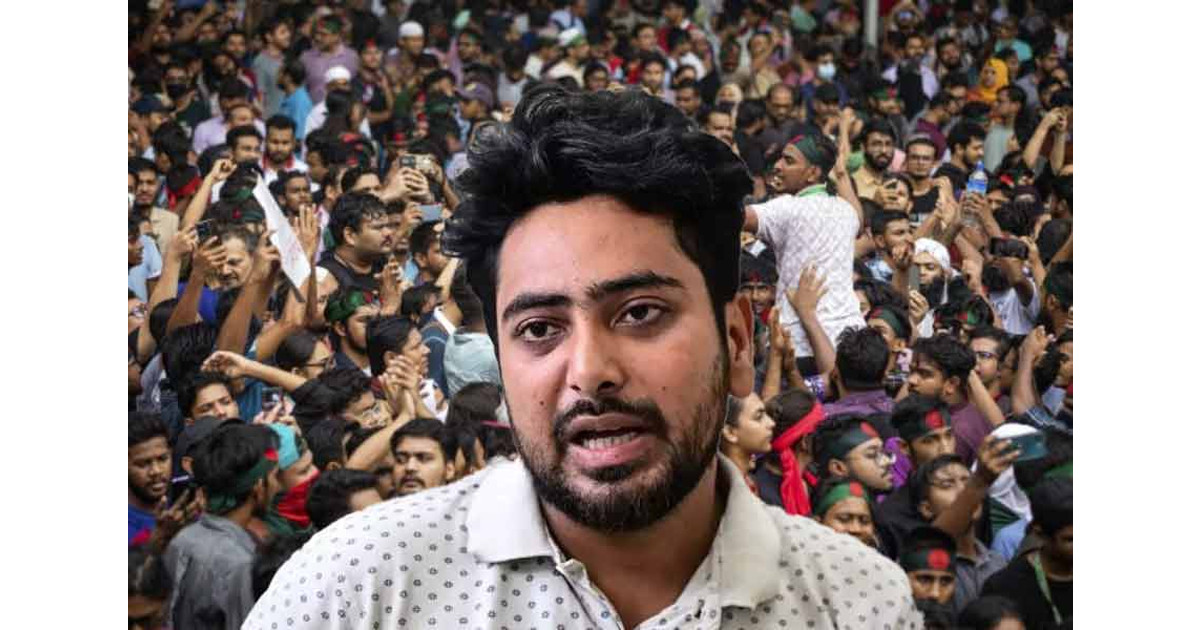 সরকারের কাছে ৩ দাবি জানালেন নাহিদ ইসলাম