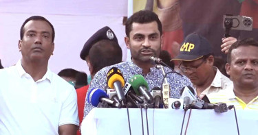 বিএনপির তারুণ্যের সমাবেশে যোগ দিয়ে যা বললেন তামিম ইকবাল