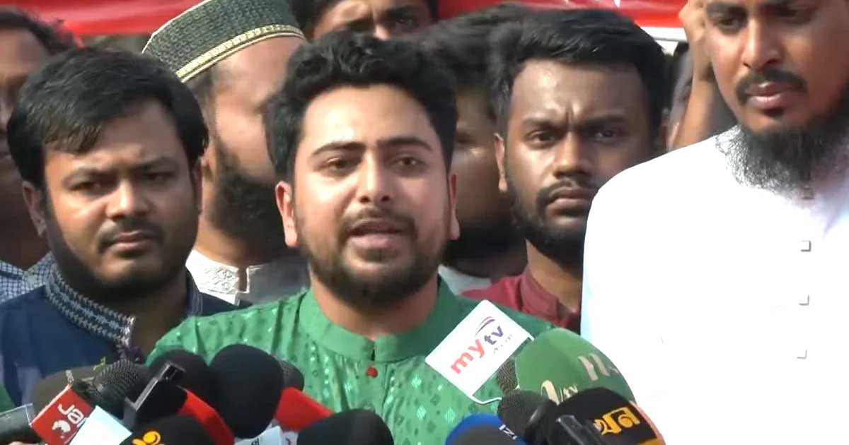 আওয়ামী লীগের নিবন্ধন দ্রুততম সময়ে বাতিলের দাবি নাহিদের