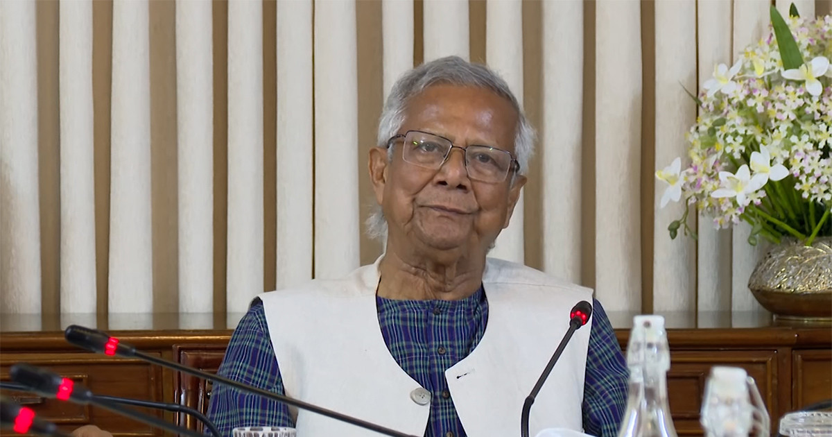স্বাস্থ্য খাতের উন্নয়নে প্রয়োজন সবার সম্মিলিত প্রচেষ্টা: প্রধান উপদেষ্টা