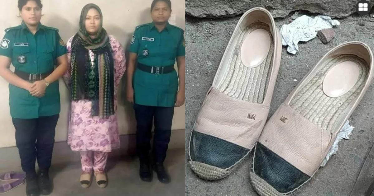 হুড়োহুড়িতে জুতা হারালেন মমতাজ