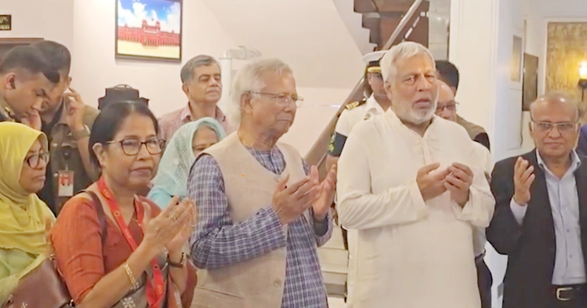 কালুরঘাট সেতুর ভিত্তিপ্রস্তর স্থাপন করলেন প্রধান উপদেষ্টা