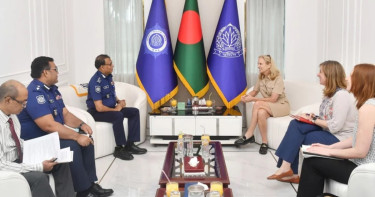 আইজিপির সঙ্গে রবার্ট এফ কেনেডি মানবাধিকার সংস্থার প্রতিনিধিদলের সাক্ষাৎ