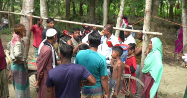 রাজবাড়ীতে ট্রাক চাপায় ভ্যান চালকের মৃত্যু