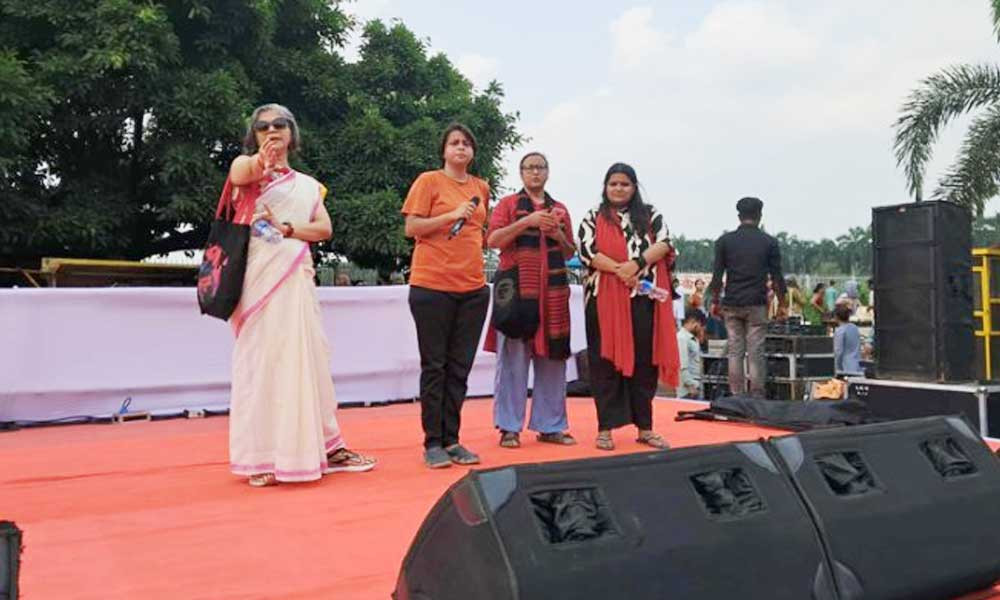 রাজধানীতে শুরু হয়েছে ‘নারীর ডাকে মৈত্রী যাত্রা’