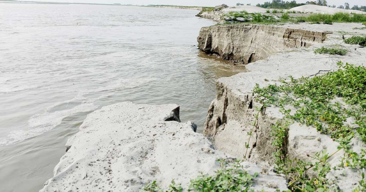 যমুনায় তীব্র ভাঙন শুরু, আতঙ্কে নদীপাড়ের মানুষ