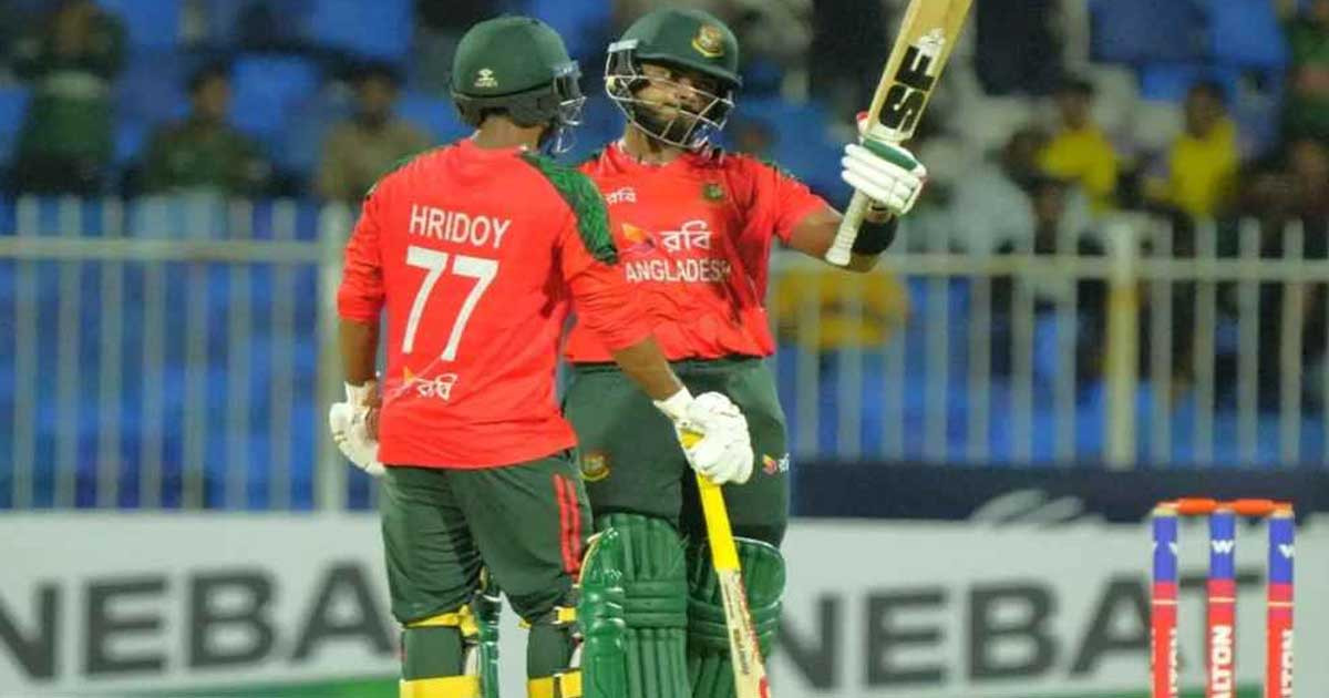 আরব আমিরাতকে রানের পাহাড় টার্গেট দিলো টাইগাররা