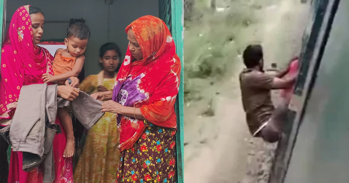 ট্রেনে ঝুলানো সেই মতিউরের রক্তমাখা প্যান্ট হাতে সন্তানের আর্তনাদ