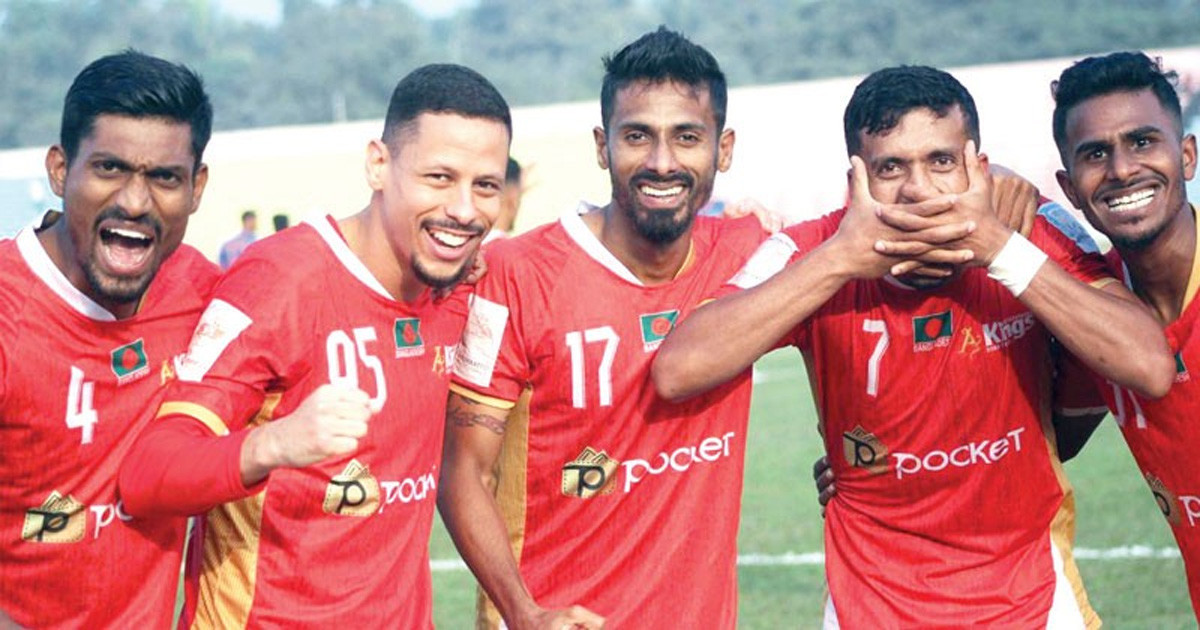 বসুন্ধরা কিংসের গোলবন্যায় ভেসে গেল ফকিরেরপুল