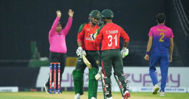রান পাহাড়ে উঠেও আমিরাতের কাছে 'পা হড়কালো' টাইগাররা