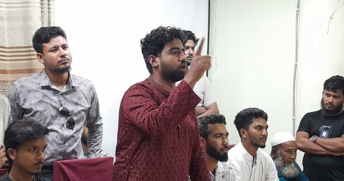 বিপ্লবী সরকার গঠন করবে ছাত্র-জনতা: মেহরাব সিফাত