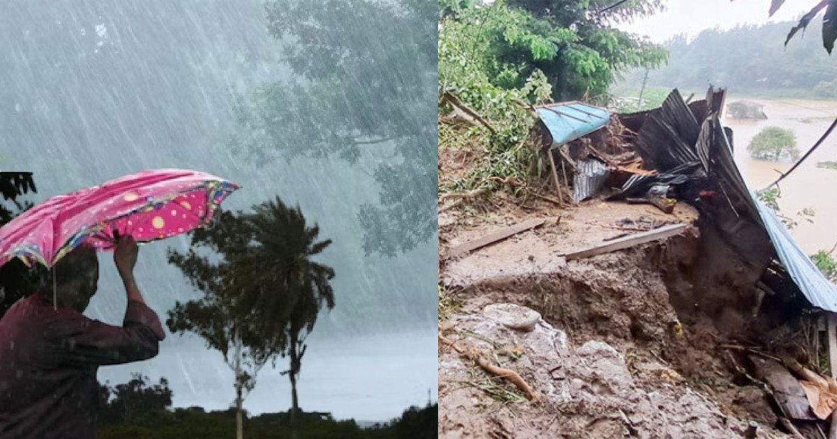 ৪ বিভাগে অতি ভারী বর্ষণের সতর্কবার্তা, আছে ধসের শঙ্কাও