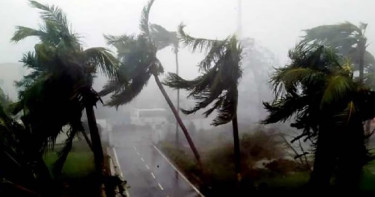 সন্ধ্যার মধ্যে ১৪ জেলায় ঝড়ের আশঙ্কা