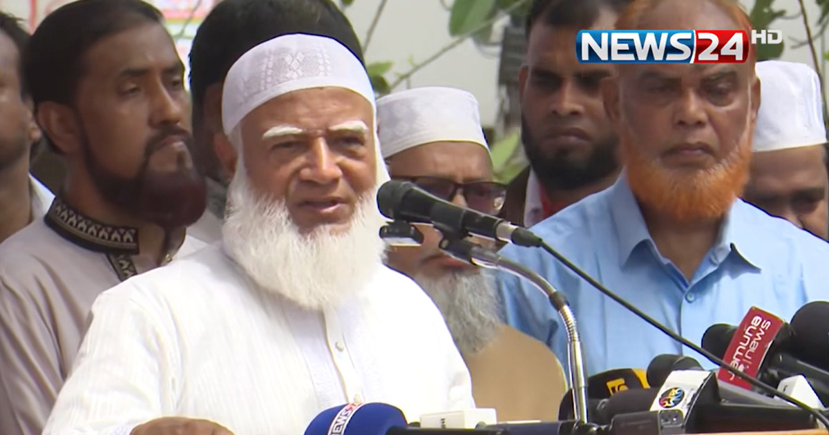 আল্লাহ এটিএম আজহারকে বাঁচিয়ে আমাদের বুকে ফিরিয়ে দিয়েছেন: জামায়াত আমির