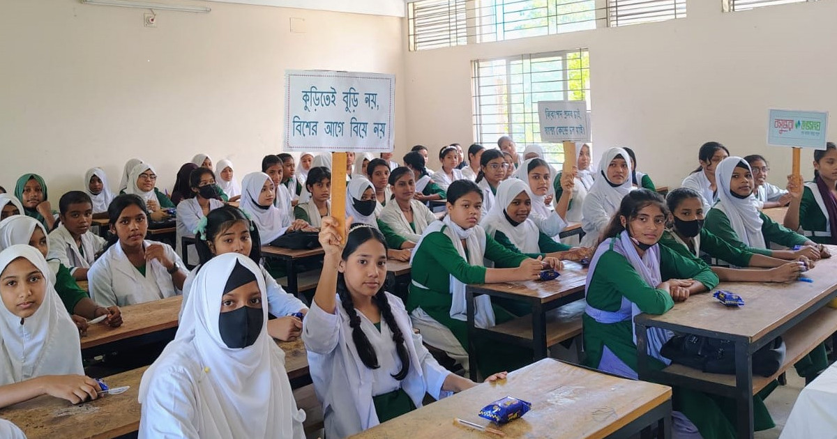 ফুলপুরে নিরাপদ মাতৃত্ব দিবস ও বাল্যবিবাহ নিয়ে বসুন্ধরা শুভসংঘের আলোচনা