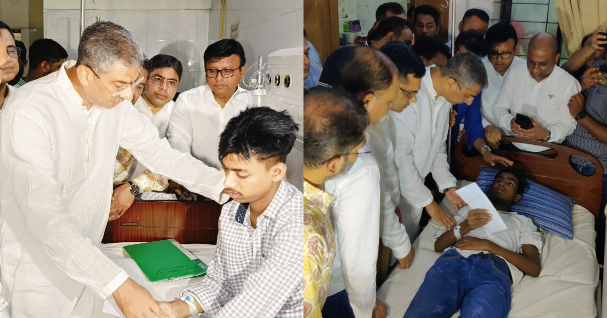 ‘বিষপান করা’ সেই ৪ জুলাই যোদ্ধার পাশে তারেক রহমান