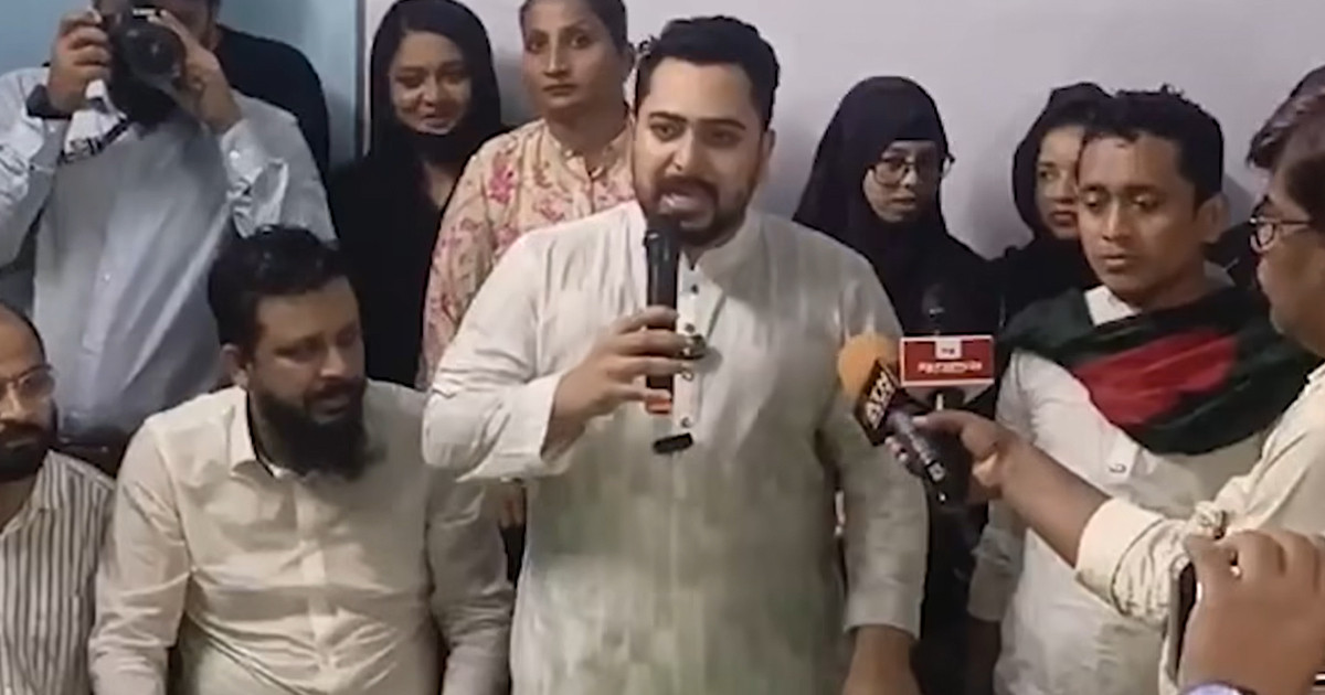 সংস্কার ও বিচার অসম্পূর্ণ রেখে নির্বাচনের দিকে যেতে পারি না: নাহিদ ইসলাম
