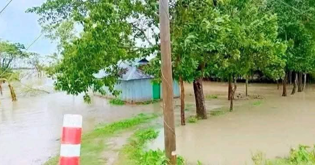 বঙ্গোপসাগরে সৃষ্ট নিম্নচাপে ফেনীর সোনাগাজী ও কোম্পানীগঞ্জের নিম্নাঞ্চল প্লাবিত