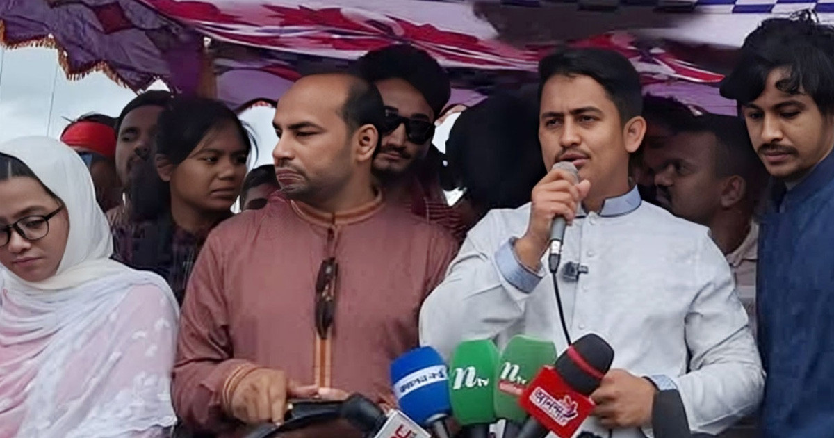 ভোট না চেয়ে নেতা নির্বাচন করতে বললেন সারজিস আলম