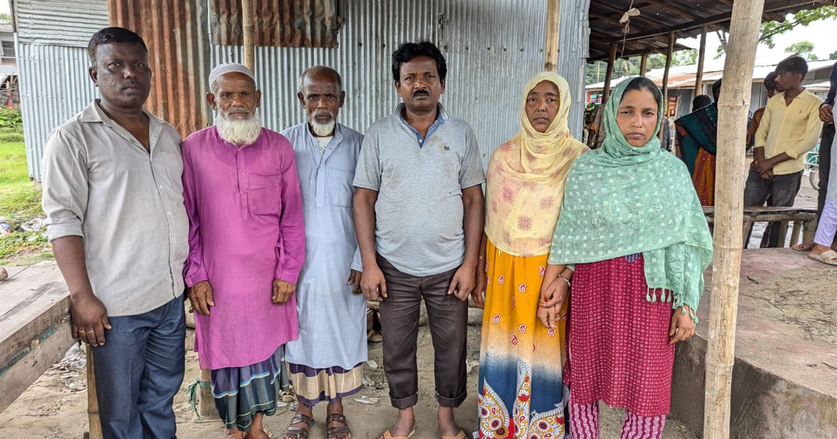 পাটগ্রাম সীমান্তে পুশইন করা ছয় ভারতীয়কে ধরলো বিজিবি