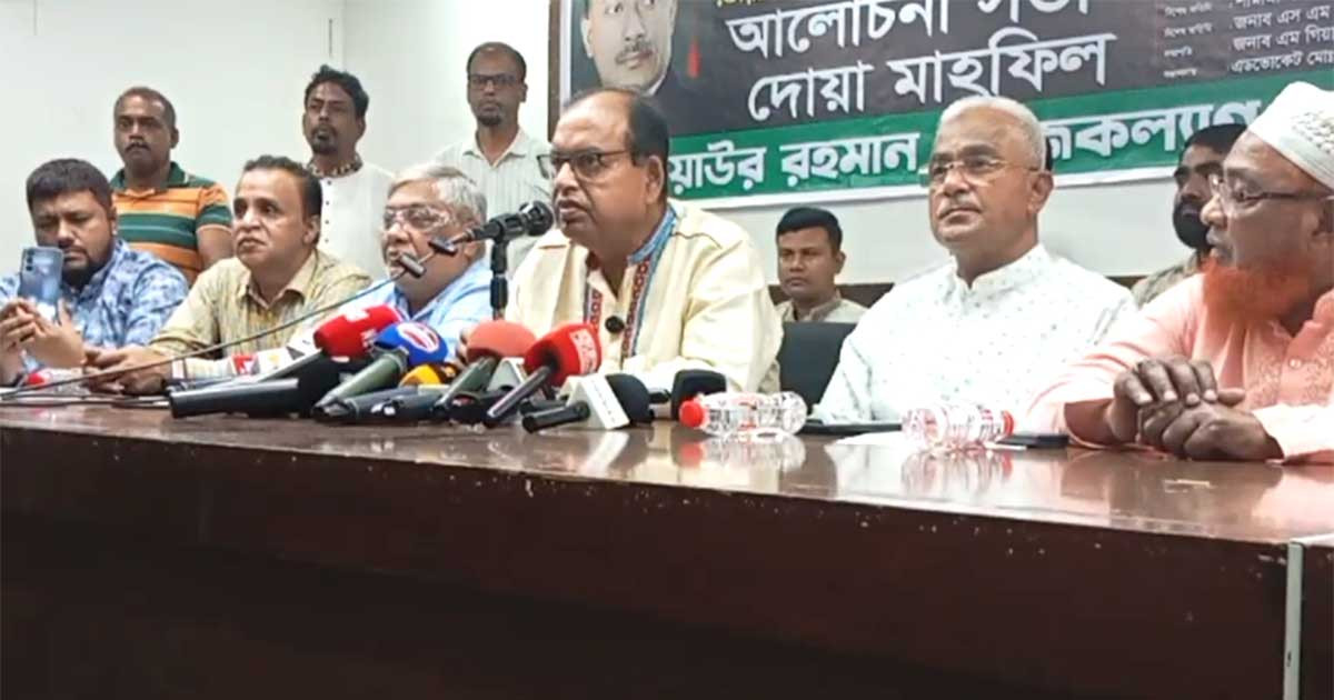 বিএনপির নেতৃত্ব ছাড়া দেশ এগোবে না: শামসুজ্জামান দুদু