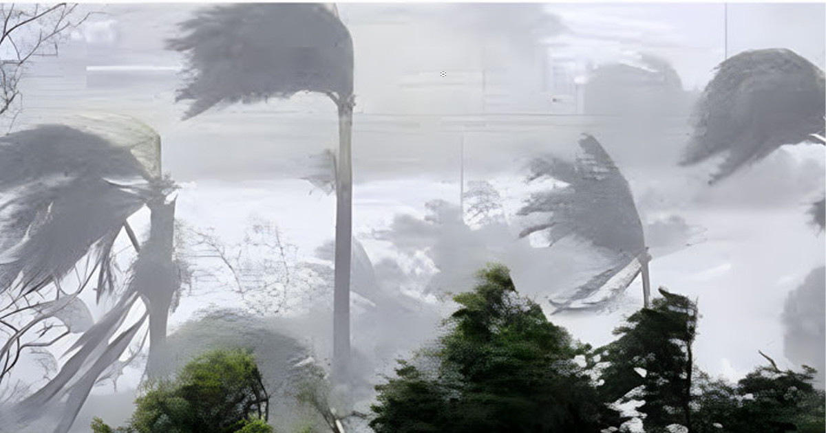 রাতে ১০ অঞ্চলে তীব্র ঝড়ের আশঙ্কা