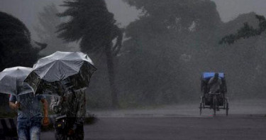 ১৩ জেলায় ৬০ কিমি বেগে ঝড়ের আশঙ্কা