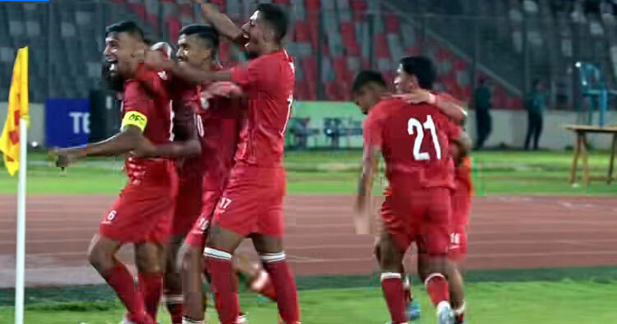 দ্বিতীয়ার্ধের তিন মিনিটে সোহেলের দুর্দান্ত গোল
