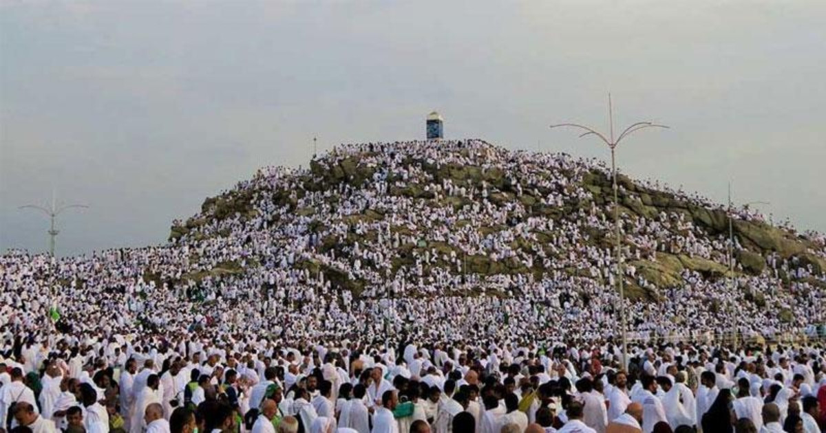 আরাফাতের ময়দানে দোয়া ও ইবাদতে মশগুল হাজিরা