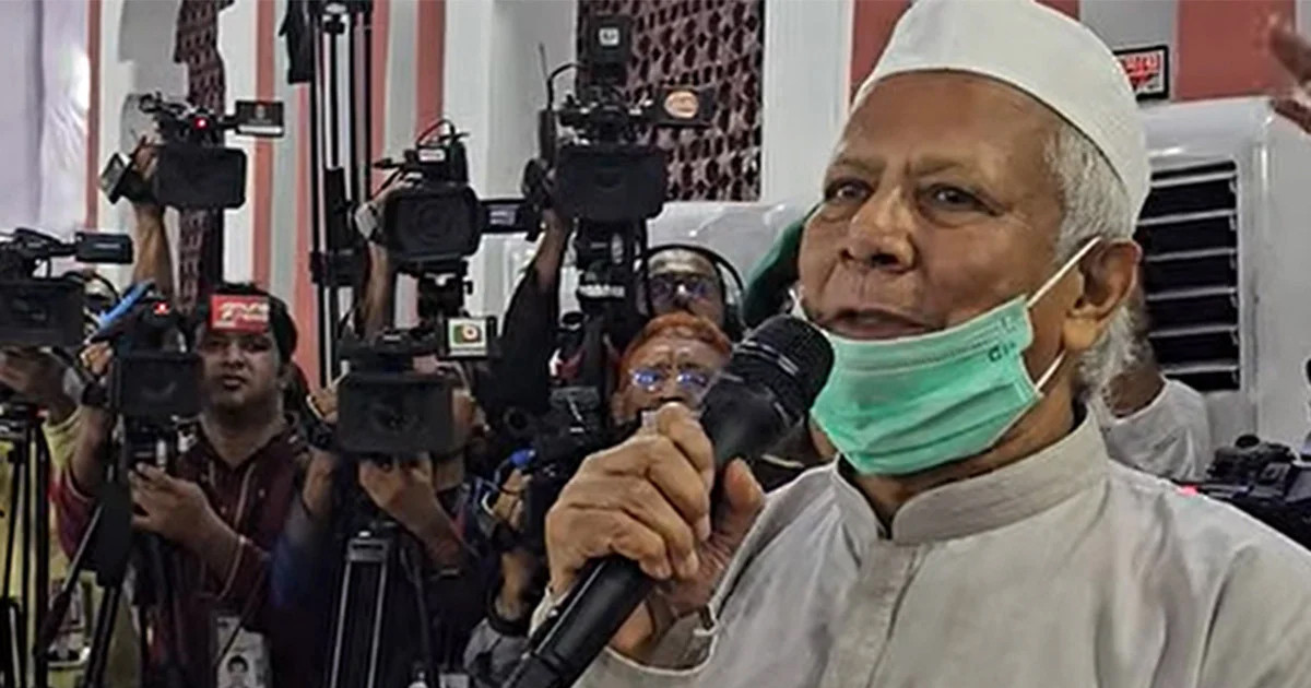 দেশবাসীকে ঈদের শুভেচ্ছা জানালেন প্রধান উপদেষ্টা