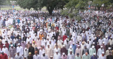 শোলাকিয়ায় দেশের সবচেয়ে বড় ঈদ জামাত সম্পন্ন