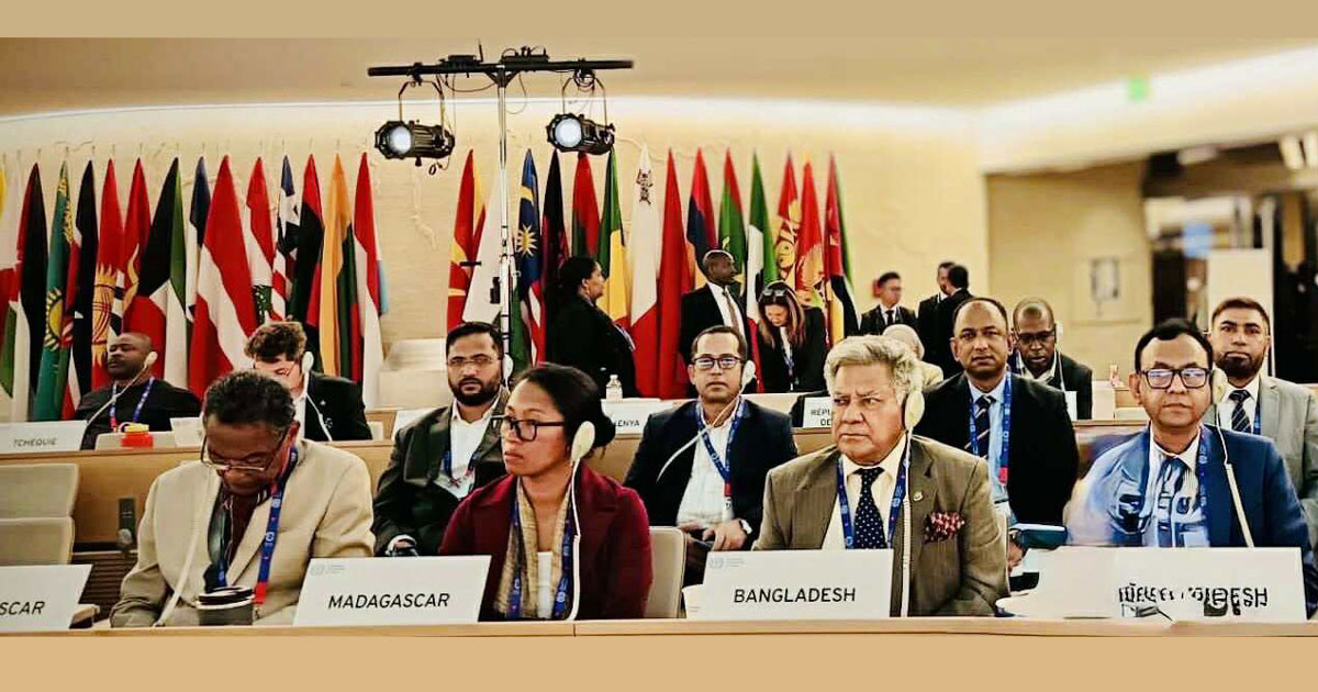 আন্তর্জাতিক শ্রম সম্মেলনে শ্রম উপদেষ্টার যোগদান