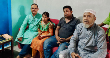 নোয়াখালীতে প্রয়াত বিএনপি নেতার পরিবারের পাশে ব্যারিস্টার সায়েম