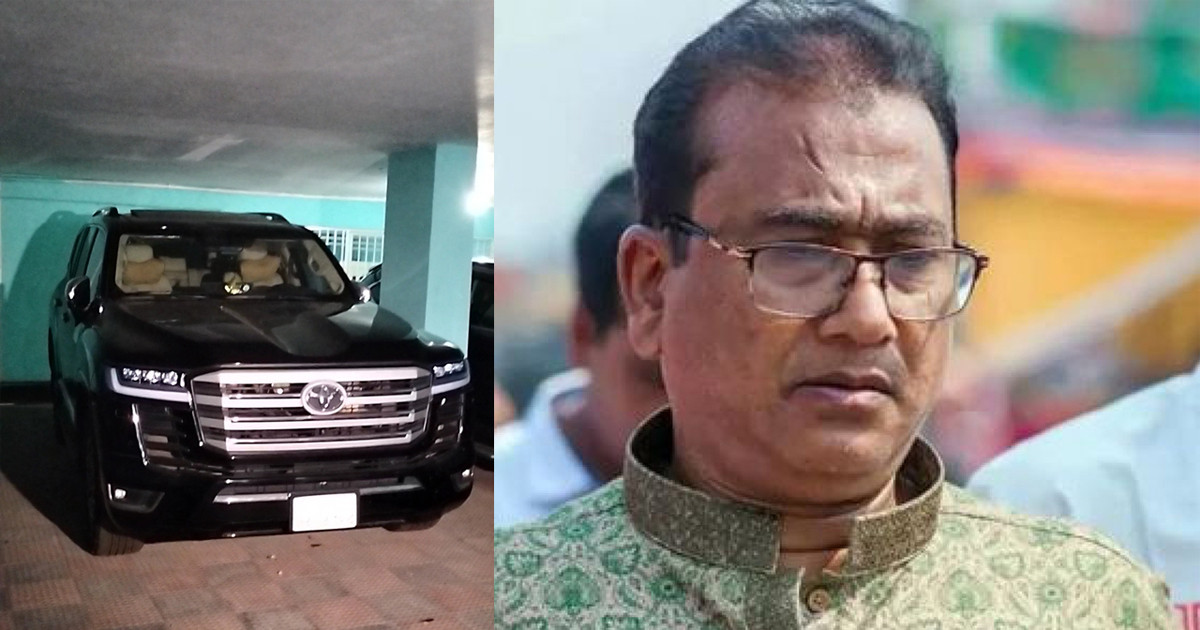 প্রয়াত এমপি আনারের সেই ল্যান্ড ক্রুজার নিয়ে গেল পুলিশ