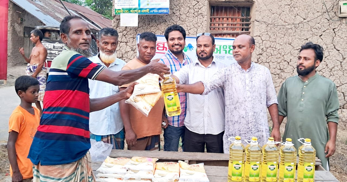 বসুন্ধরা শুভসংঘের আয়োজনে আদমদীঘিতে কৃষকের ঈদ আনন্দ