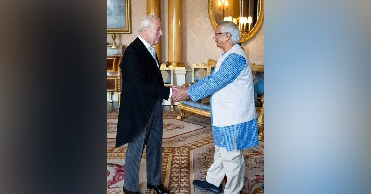 ব্রিটেনের রাজা তৃতীয় চার্লসের সঙ্গে প্রধান উপদেষ্টার সাক্ষাৎ