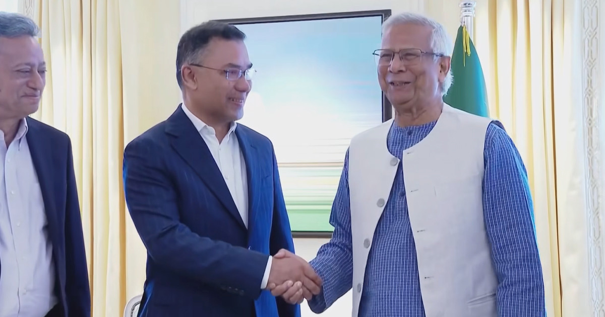 ড. ইউনূসকে তারেক রহমান, ‘আম্মা আপনাকে সালাম জানিয়েছেন’