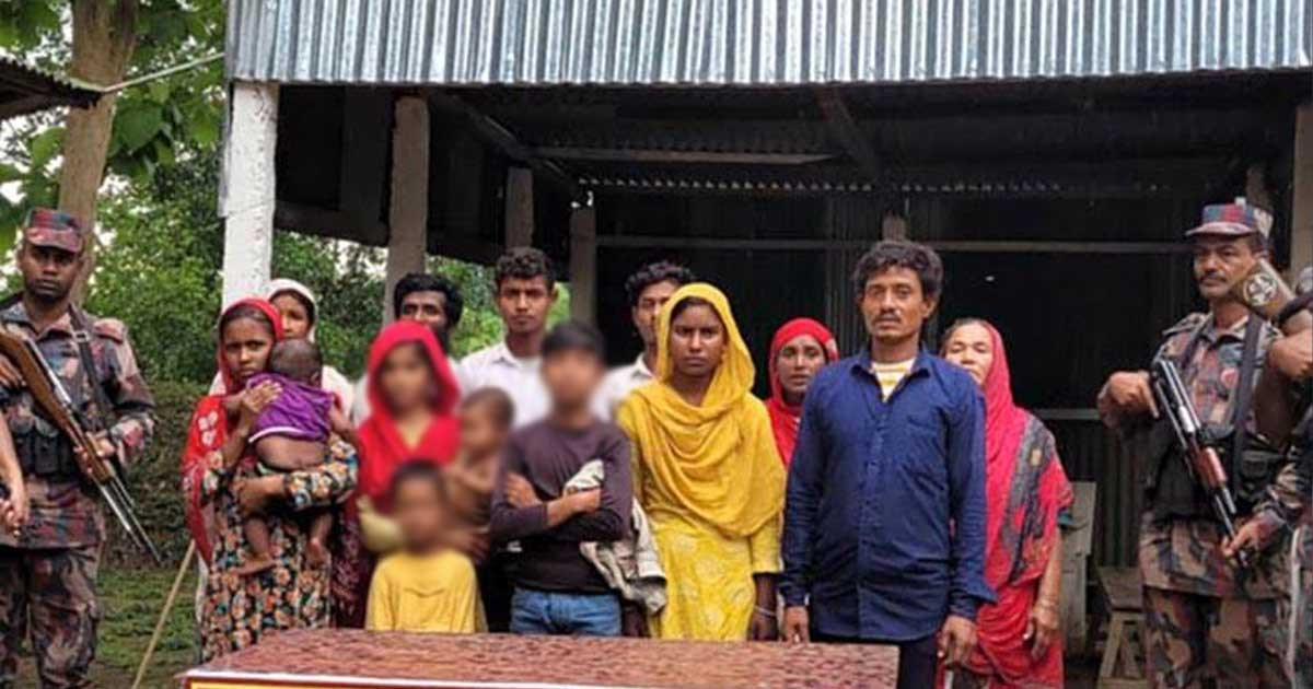 মৌলভীবাজার সীমান্ত দিয়ে আরও ১৩ জনকে পুশ-ইন