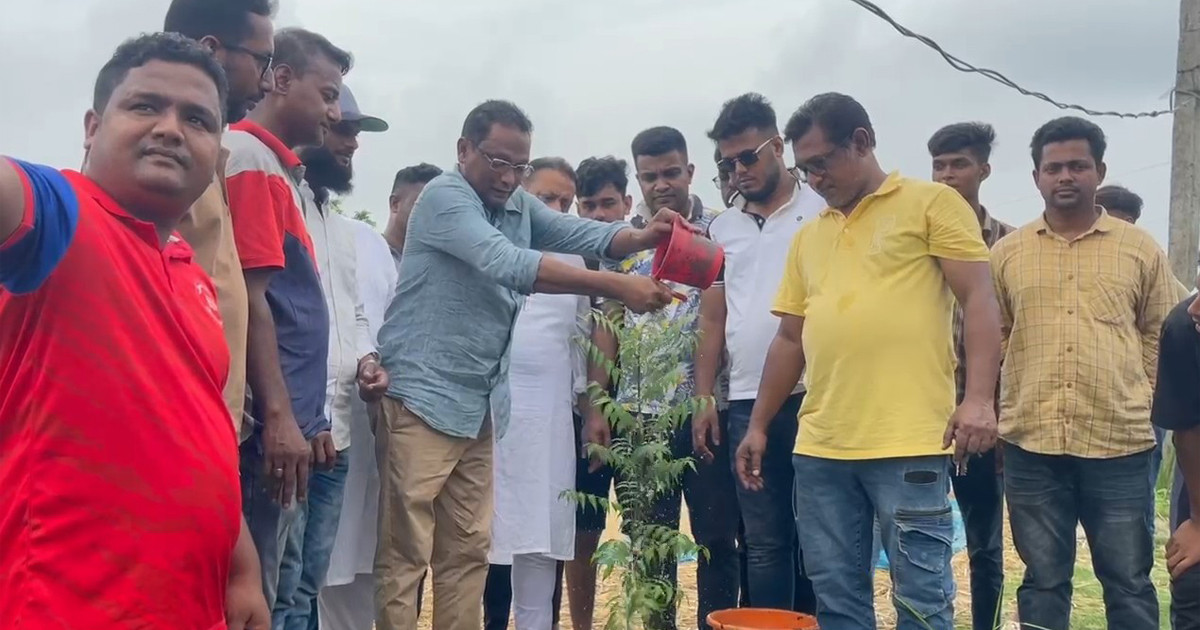 ধামরাইয়ে স্বেচ্ছাসেবক দলের মাসব্যাপী বৃক্ষরোপণ কর্মসূচির উদ্বোধন