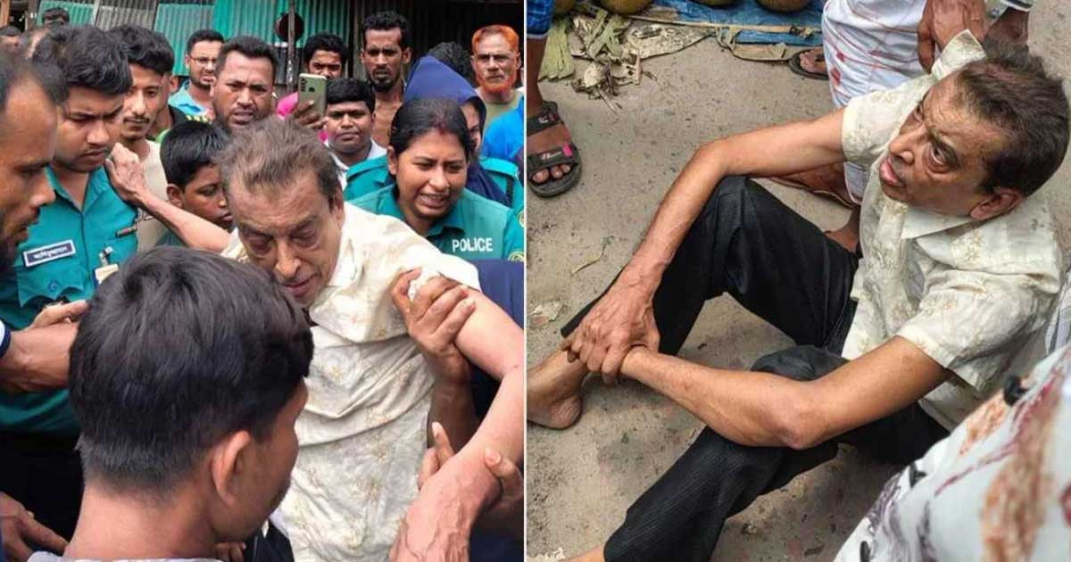 আওয়ামী লীগ নেতাকে গণধোলাই দিয়ে পুলিশে সোপর্দ