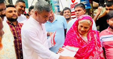 দক্ষিণখানে রাষ্ট্র মেরামতের ৩১ দফা প্রচারে বিএনপির লিফলেট বিতরণ