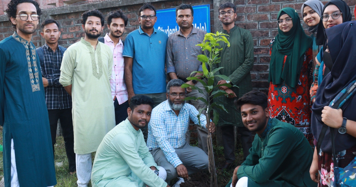 বসুন্ধরা শুভসংঘ গাজীপুর কৃষি বিশ্ববিদ্যালয় শাখার উদ্যোগে বৃক্ষরোপণ