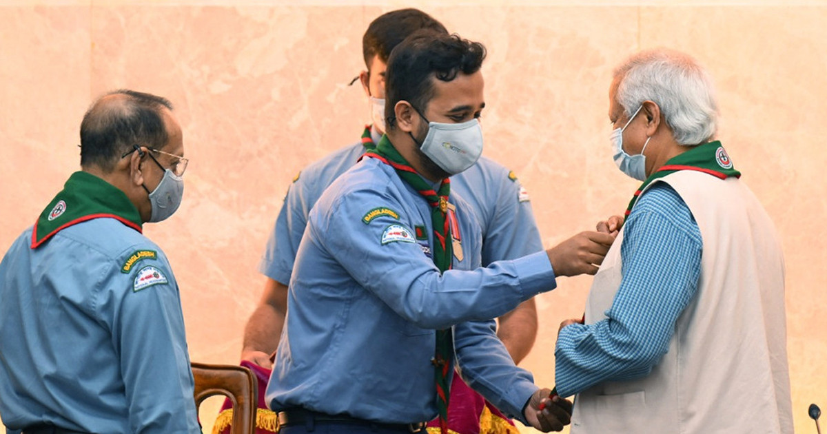 দেশব্যাপী স্কাউটস কাব কার্নিভালের উদ্বোধন করলেন প্রধান উপদেষ্টা