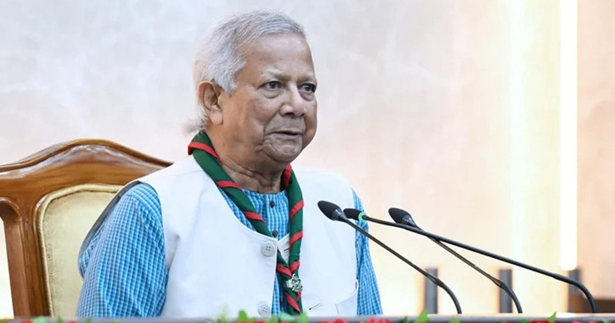 জুলাই বিপ্লবে স্কাউট সদস্যের আত্মাহুতি, এমন নজির বিশ্বে আর নেই: প্রধান উপদেষ্টা