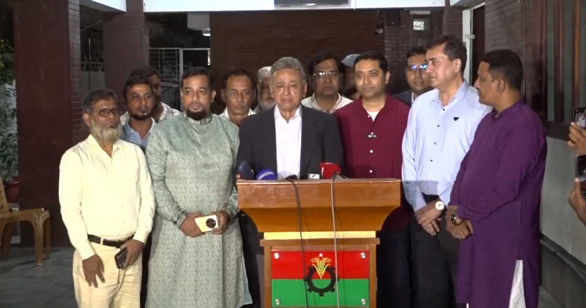 লন্ডন বৈঠকের মাধ্যমে দেশ নির্বাচনী টানেলে প্রবেশ করেছে: আমীর খসরু