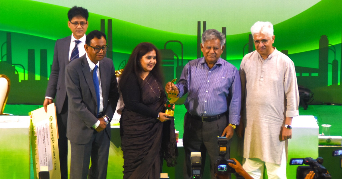 “এনপলি গ্রুপ-এর অঙ্গপ্রতিষ্ঠান সুনিভার্স ফুটওয়্যার লিমিটেড অর্জন করলো “গ্রিন ফ্যাক্টরি অ্যাওয়ার্ড ২০২৫”