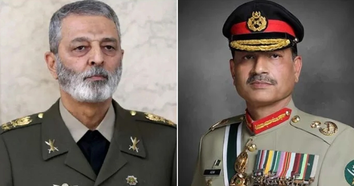 পাকিস্তানের প্রতি কৃতজ্ঞতা প্রকাশ ইরানের সামরিক প্রধানের