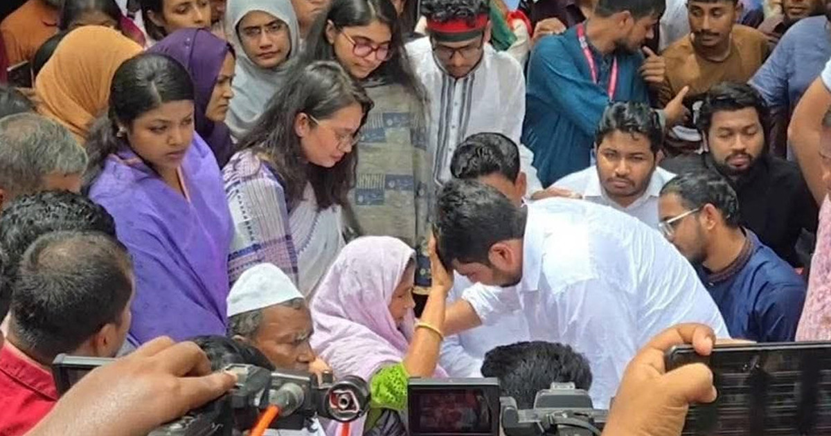 শহীদ আবু সাঈদের মায়ের দোয়া নিয়ে এনসিপির জুলাই পদযাত্রা শুরু