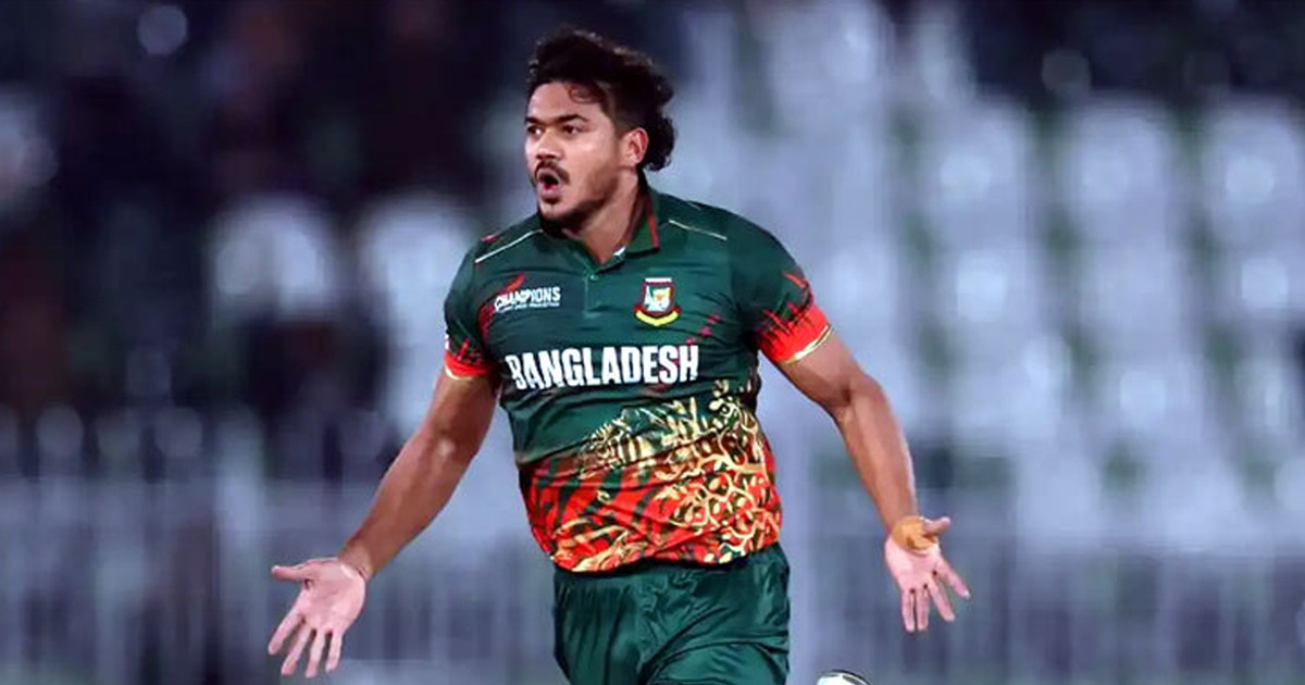 তাসকিনের টানা দুই ওভারে দুই উইকেট