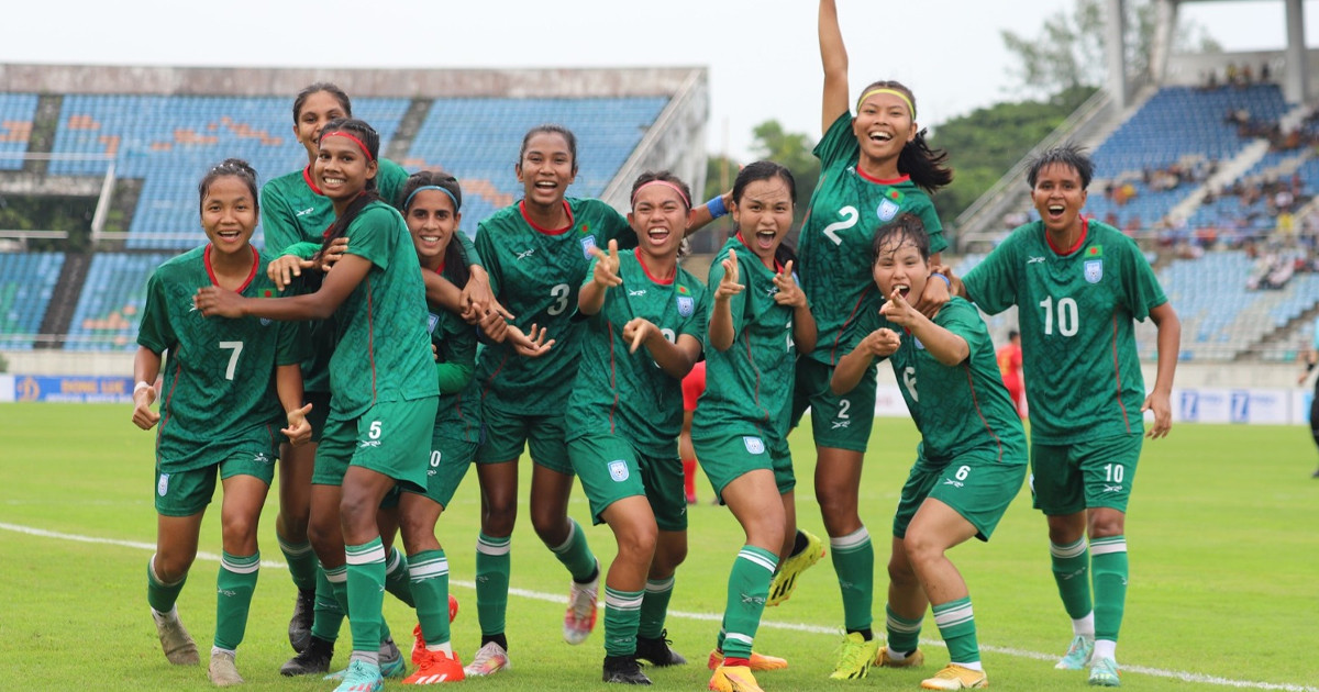 ৭৩ ধাপ এগিয়ে থাকা মিয়ানমারকে হারিয়ে এশিয়ান কাপে এক পা বাংলাদেশের